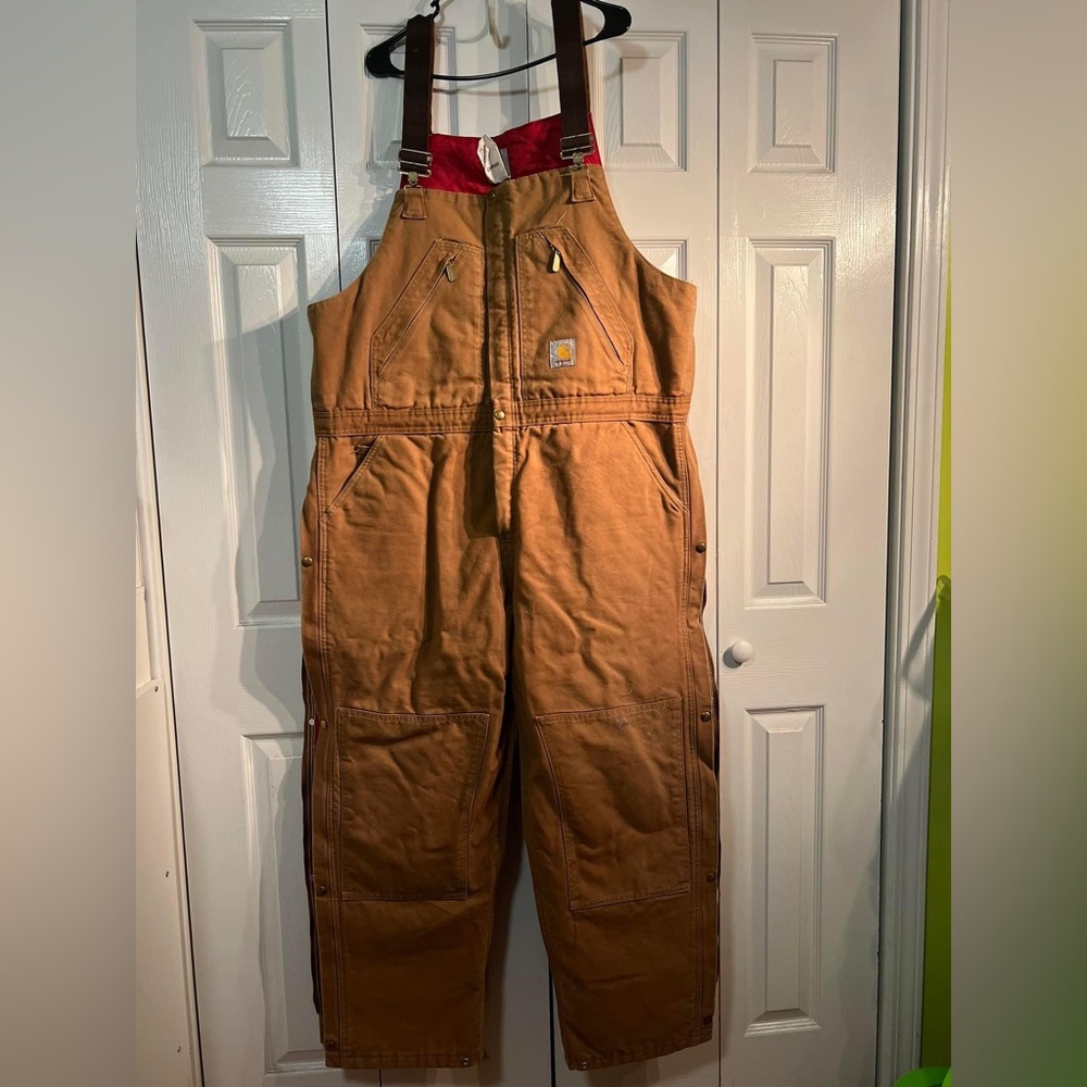 Carhartt Insulated Overalls 44 X 30